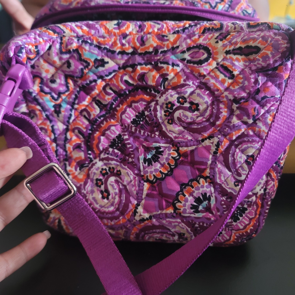 Vera Bradley Purple & Pink Floral Bum/Belt Bag - Picture 7 of 7